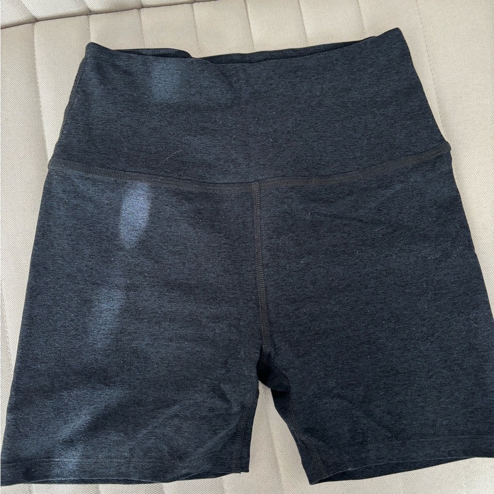 Beyond Yoga Charcoal Bike Shorts